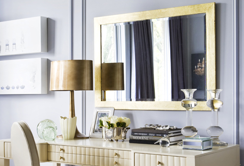 clean lines dipped in gold