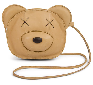 leather bear bag dead teddy