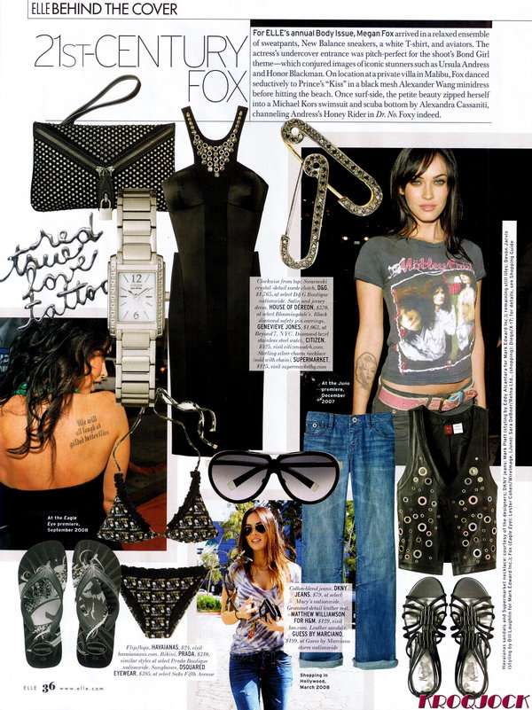 from June's Elle Magazine