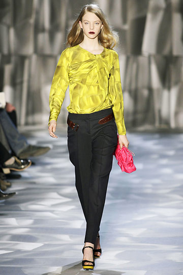 a look from fall 2009 moschino runway